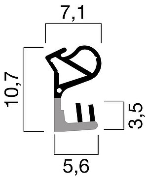 Profilquerschnitt
2064 (M 1:1)