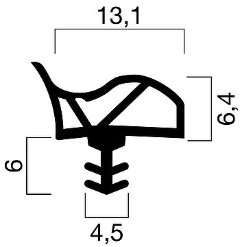 Profilquerschnitt
1011 (M 1:1)