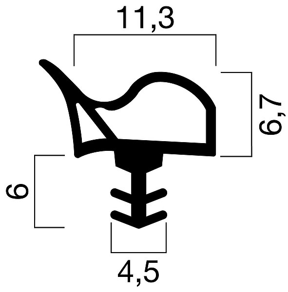 Profilquerschnitt
1015 (M 1:1)