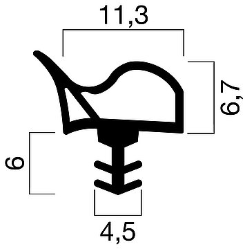 Profilquerschnitt
1015 (M 1:1)