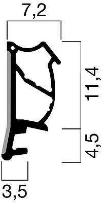 Profilquerschnitt
2058 (M 1:1)