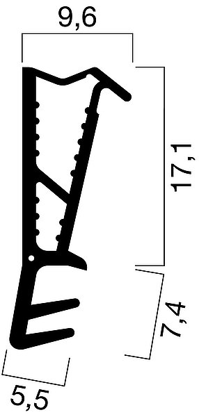 Profilquerschnitt
1018 (M 1:1)